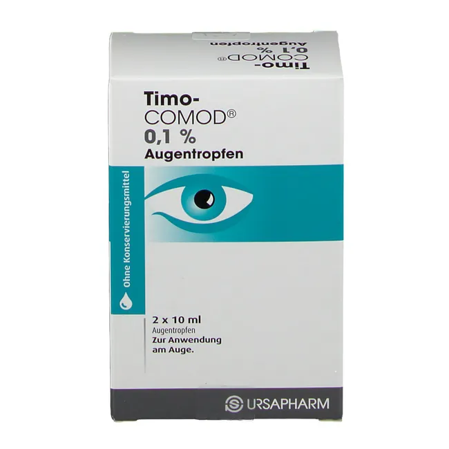 Timo-COMOD 0,1% (1mg/ml) 2x10 ml eye drops